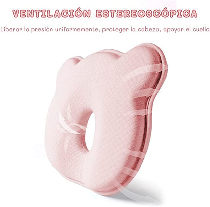 Almohada prevención Cabeza plana para bebes